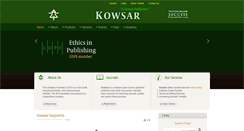Desktop Screenshot of kowsarpub.com